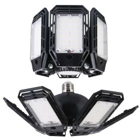 2 Packs LED Garage Lights 160W LED Shop Light Deformable E26/E27 Garage Ceiling Lights with 6 Adjustable Lighting Blades for Garage Basement Shop